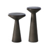 Ravine Concrete Accent Tables Dark Grey Side View 107899-004