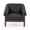 Four Hands Reggie Chair Heirloom Black Front Facing View