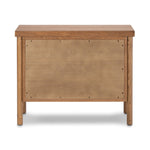 Four Hands Roark Nightstand Amber Oak Veneer Back View