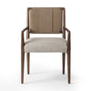 Four Hands Rothler Dining Armchair Alcala Wheat Front Facing View