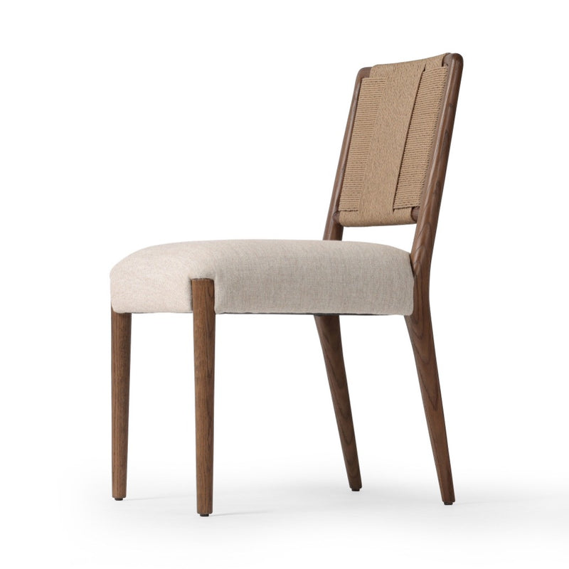 Four Hands Rothler Dining Chair Alcala Wheat Angled View