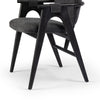 Rowanoke Dining Armchair Ebony Oak Legs Four Hands