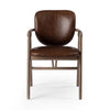 Rowanoke Dining Armchair Havana Brown Front Facing View 229548-008