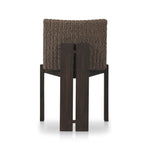 Four Hands Roxy Outdoor Dining Chair Faux Dark Hyacinth Back View