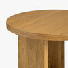 Saguaro Oak End Table Natural Rounded Tabletop CH-1001851-VN14-FN-LV-ST-NT-OS