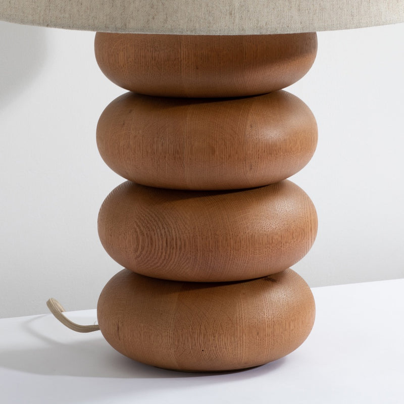 Sandia Table Lamp Natural Base Detail CH-1002116-VN06-DC-LT-TL-NT-OS