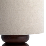 Sandia Table Lamp Walnut Linen Lampshade CH-1002877-VN06-DC-LT-TL-WT-OS