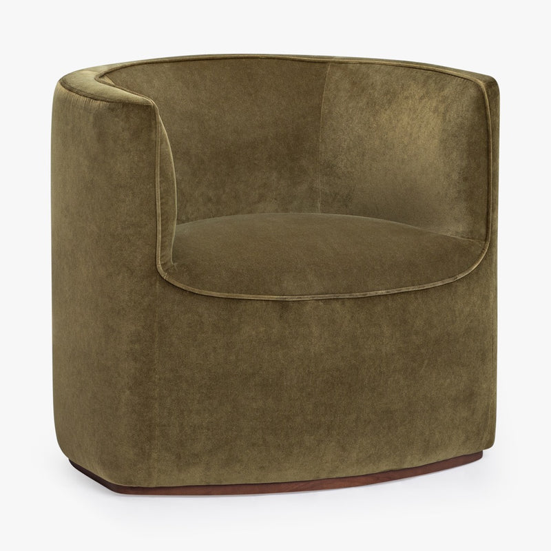 Santo Occasional Chair Dark Green Angled View Co.House Designs