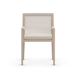 Sherwood Outdoor Dining Armchair Washed Brown/Faye Sand Front Facing View