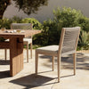 Sherwood Outdoor Dining Chair Faye Sand Staged View Four Hands