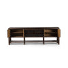 Shizuko Sideboard Distressed Walnut Open Doors 238772-001