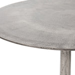 Four Hands Simone Bar Table Raw Antique Nickel Aluminum Tabletop