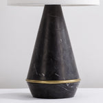 Solana Table Lamp Black Base Detail CH-1002115-VN06-DC-LT-TL-BK-OS