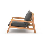 Four Hands Soren Outdoor Chair Charcoal Side View