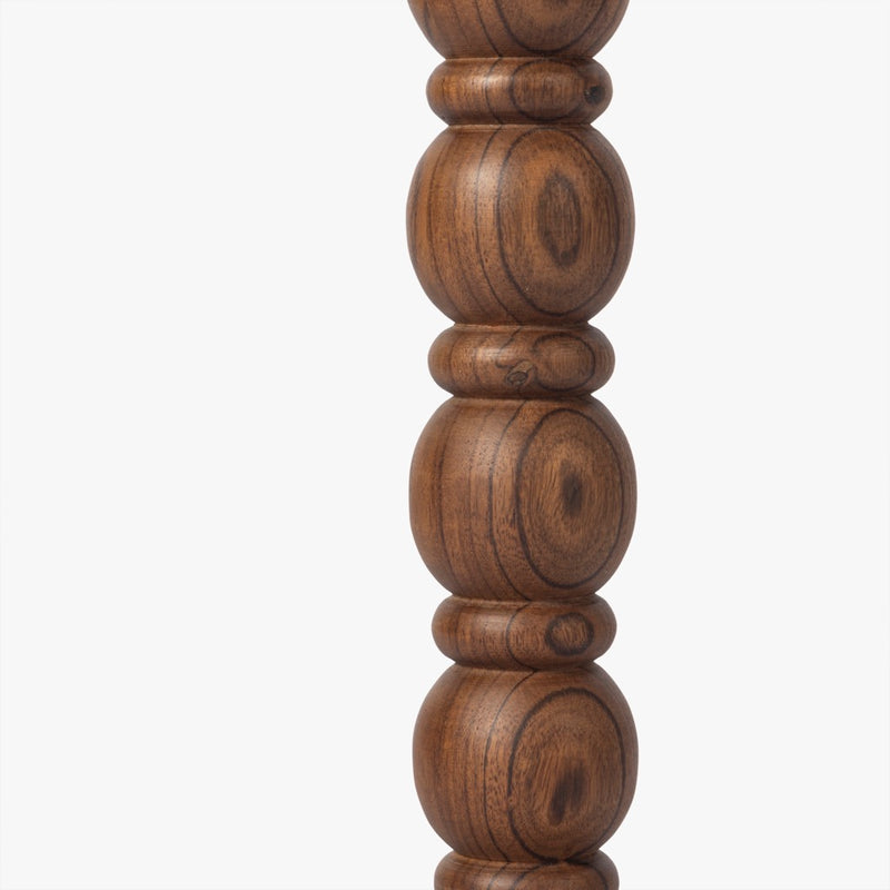 Co.House Designs Spindle Drink Table table base wood carved detail