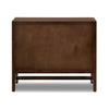 Sullivan Nightstand Saddle Tan Veneer Back View Four Hands