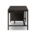 Suspension Desk Smoked Black Veneer Side View Four Hands