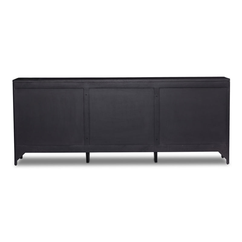 Sydney 9 Drawer Dresser Black Wash Back View 238478-006