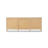 Sydney 9 Drawer Dresser Natural Cane Back View Four Hands