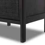 Sydney Nightstand Black Wash Left Facing Legs 106689-004