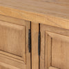 Four Hands Tamara Media Console Worn Oak Veneer Hinges