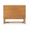 Four Hands Tamara Small Cabinet Worn Oak Veneer Back View