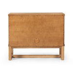 Four Hands Tamara Small Cabinet Worn Oak Veneer Back View