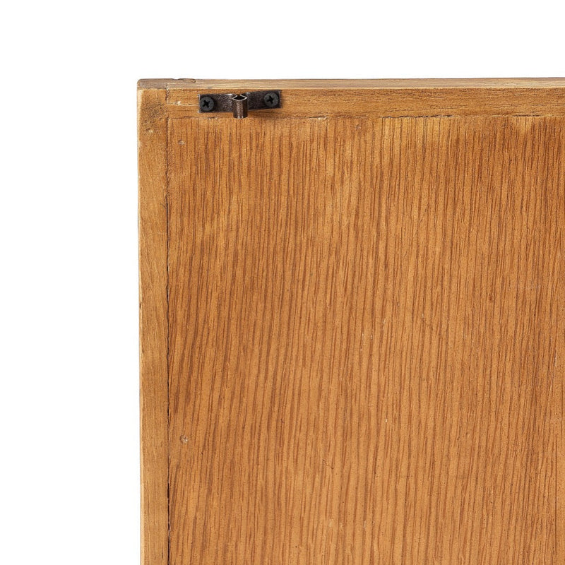 Tamara Small Cabinet Worn Oak Veneer Panel Door