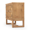 Tamara Small Cabinet Worn Oak Veneer Angled View