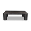 Targon Coffee Table Bronzed Aluminum Side View 242950-001