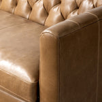 Thurston Sofa Dakota Warm Taupe Top Grain Leather Armrest 236997-002