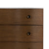 Four Hands Tiago Marble Chest Toasted Oak Veneer Handles