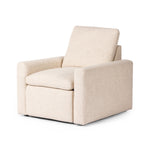 Tillery Power Recliner Accent Chair Antigo Natural Angled View Four Hands