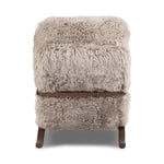 Tobin Chair Taupe Mongolian Fur Back View 241232-001