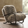 Tobin Chair Taupe Mongolian Fur Staged View 241232-001