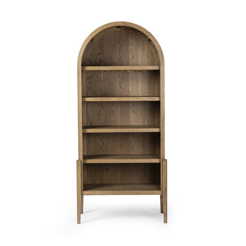 Tolle Bookcase Drifted Oak Solid Front Facing View 246044-001