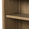 Tolle Bookcase Drifted Oak Solid Interior Shelves Four Hands