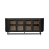 Tolle Sideboard Drifted Matte Black Front View 234883-001