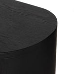 Tolle Sideboard Drifted Matte Black Edge Detail Four Hands