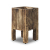 Tora Medium Planter Burnt Reclaimed Angled View 245514-001