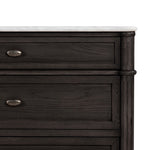 Four Hands Toulouse 6 Drawer Dresser Distressed Black Oak Drawers