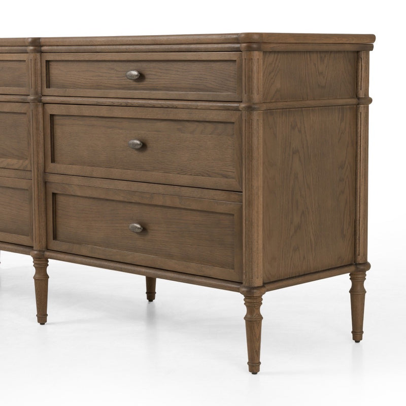 Four Hands Toulouse 6 Drawer Dresser Toasted Oak Legs