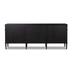 Toulouse 9 Drawer Dresser Distressed Black Oak Back View Four Hands