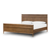 Toulouse King Bed Toasted Oak Veneer Angled View 231966-002