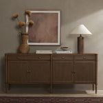 Toulouse Sideboard Toasted Oak Veneer Staged View Four Hands