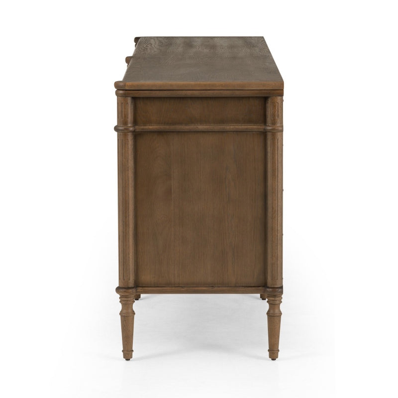 Four Hands Toulouse Sideboard Toasted Oak Veneer Side View