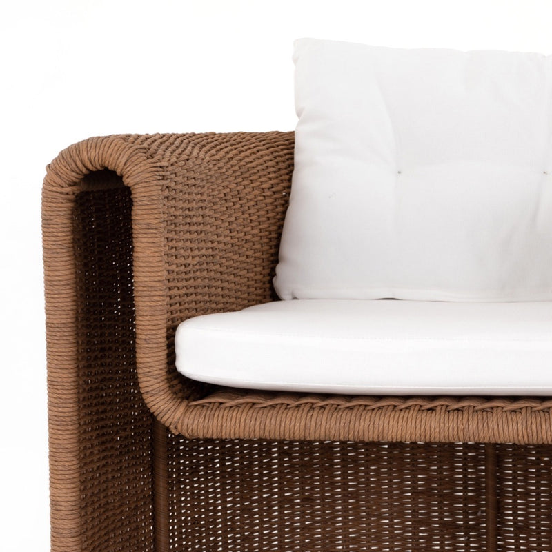 Tucson Woven Outdoor Chair Natural White Seating 224749-001