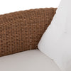 Tucson Woven Outdoor Chair Natural White Fabric Seating 224749-001