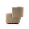 Tybalt Swivel Chair Sheepskin Camel Side View 231367-001