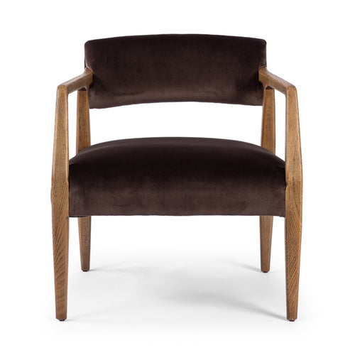 Tyler Armchair Surrey Cocoa Front Facing View 105581-018